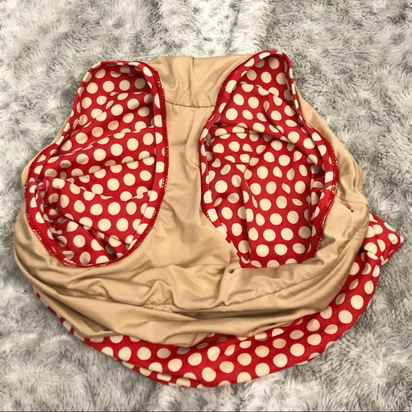 J Crew Retro Polka Dot Swim Set Bottoms Size Small Top Size C/D Cup 30-32in Band - Picture 5 of 5